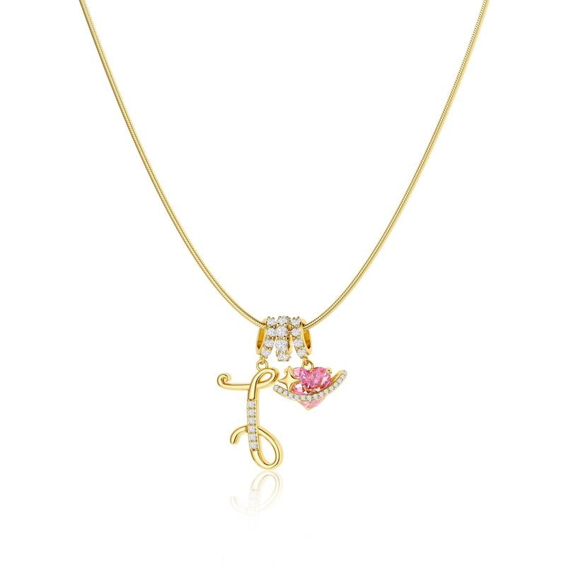 💖 DERNIER JOUR – 57 % DE RÉDUCTION ✨ Colliers à pendentifs 3 rangs avec initiales A-Z 🎀 | Personnalisés et élégants