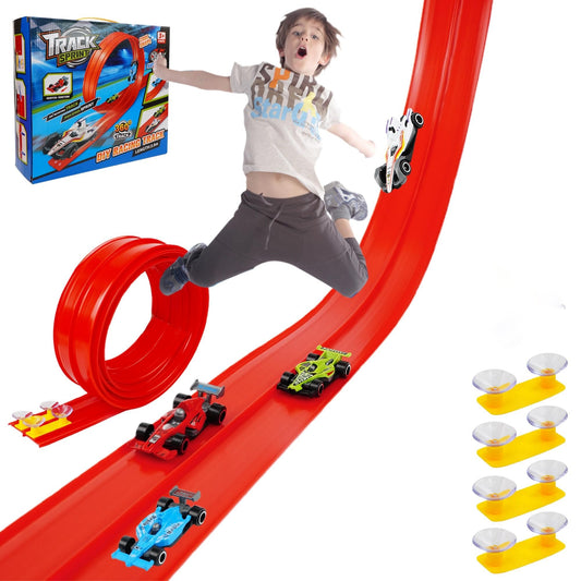 🎄🎁 Cadeau surprise de Noël 2025 : Piste de course flexible à faire soi-même 🚗✨