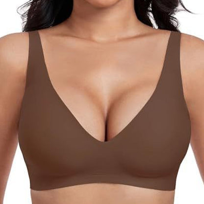 🎉Soldes du Nouvel An - 50 % de réduction💖Soutiens-gorge sans armatures confortables pour femmes, Soutiens-gorge Deep V pour tous les jours