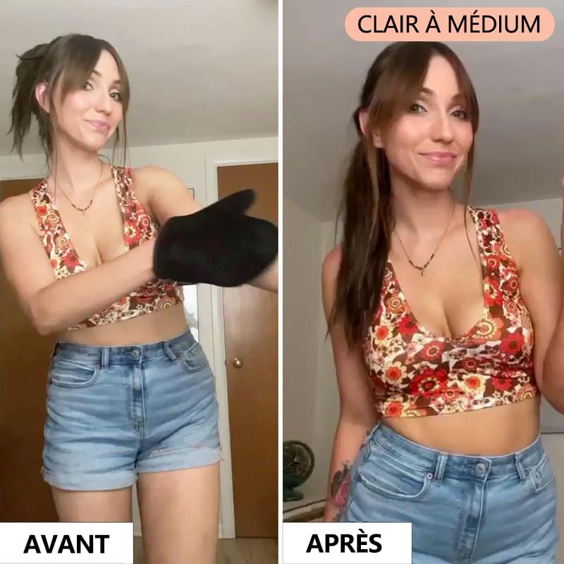 🔥Lotion autobronzante pour le corps - le meilleur bronzant progressif et naturel pour un bronzage impeccable et hydratant, pour une peau saine et éclatante