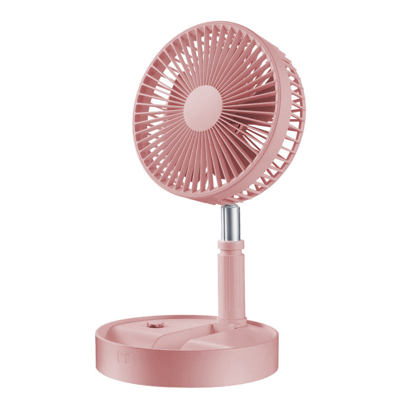 🌀 PROMO LIMITÉE 57% DE RÉDUCTION ! 🔋 Ventilateur Télescopique Pliable Rechargeable USB – Silencieux, 180° Rotatif, 4 Vitesses, Portable ✨