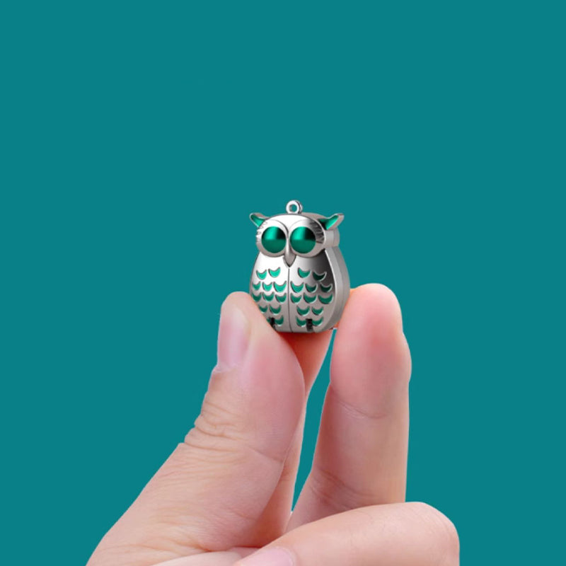 💥Mini coupe-ongles pliable en acier inoxydable en forme de chouette