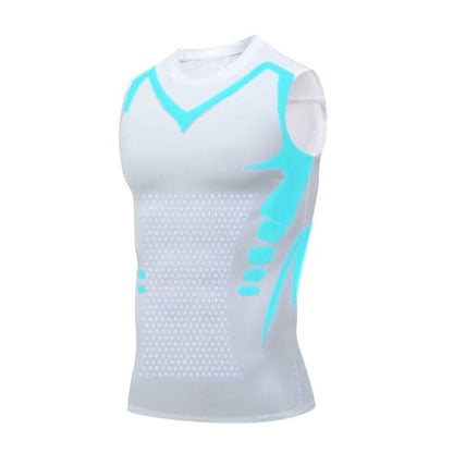 🎉 Gilet de maintien ionique – Compression et rafraîchissement – Gainage corporel et sans manches – Invisible sous les vêtements 🕶️
