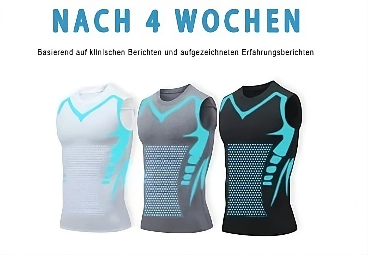 🎉 Gilet de maintien ionique – Compression et rafraîchissement – Gainage corporel et sans manches – Invisible sous les vêtements 🕶️
