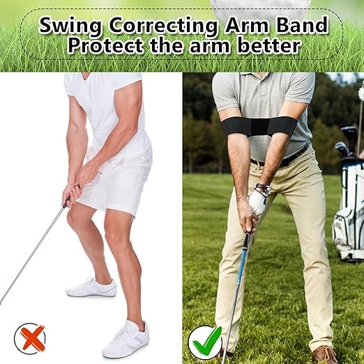 🏌️ Ensemble Correcteur de Poignet & Bandeau de Bras pour Entraînement au Golf – À Moitié Prix ! ⛳️✨ 💪 Améliorez Votre Swing & Précision Facilement !