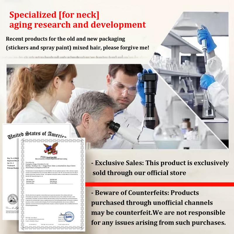 Crème hydratante et lissante raffermissante pour le cou