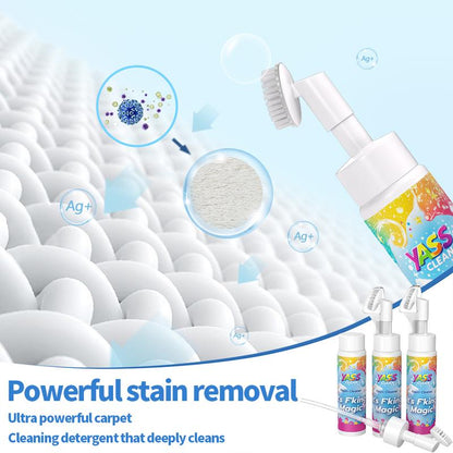 ⏳ DERNIER JOUR – ACHETEZ 2, OBTENEZ 1 GRATUIT !! 💖 Nettoyant mousse magique pour tapis et tissus – Éliminateur de taches et odeurs d'animaux avec brosse de nettoyage 🧼🪄