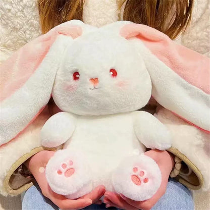 🍓 Promotion Éclair 🍓 Strawberry Bunny se transforme en petit lapin 🎀 Peluche fruitée trop mignonne 🐰