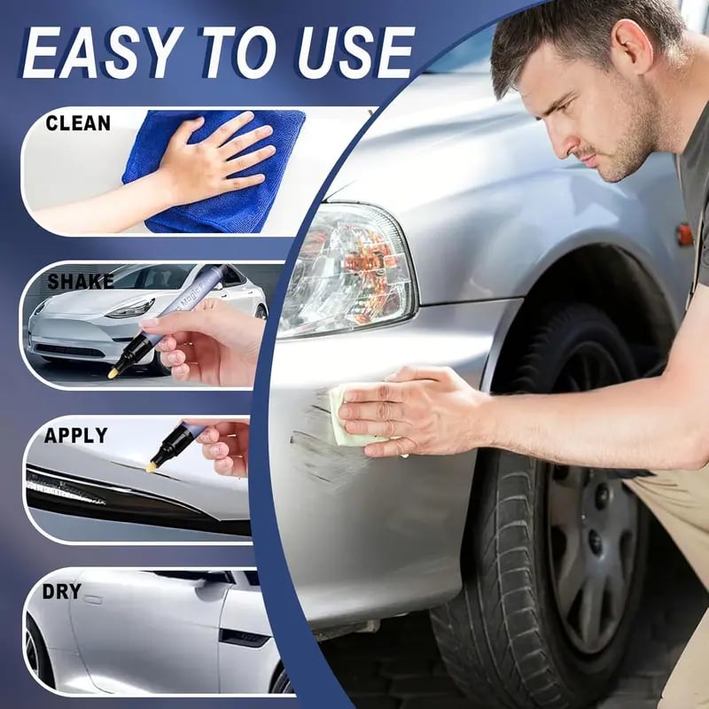 Stylo magique anti-rayures pour voiture – Retouche peinture DIY, réparation rapide & brillance restaurée | Essentiel portable pour tous véhicules | Éclat en quelques minutes | Incontournable 2026