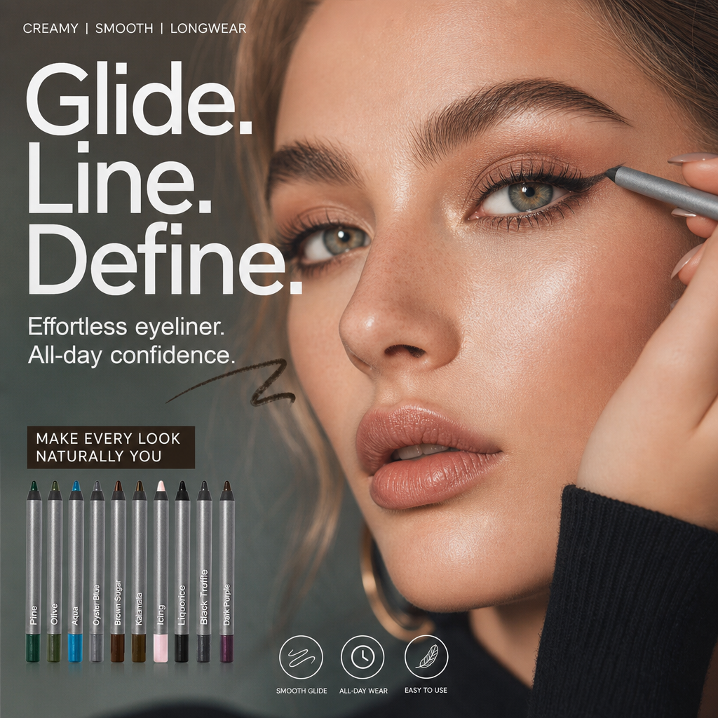 👁️✨ PROMO FLASH 50% ! Crayon Eyeliner Longue Tenue & Étanche – Anti-Bavure, Léger, Application Fluide, Idéal Quotidien & Yeux Sensibles 🖤