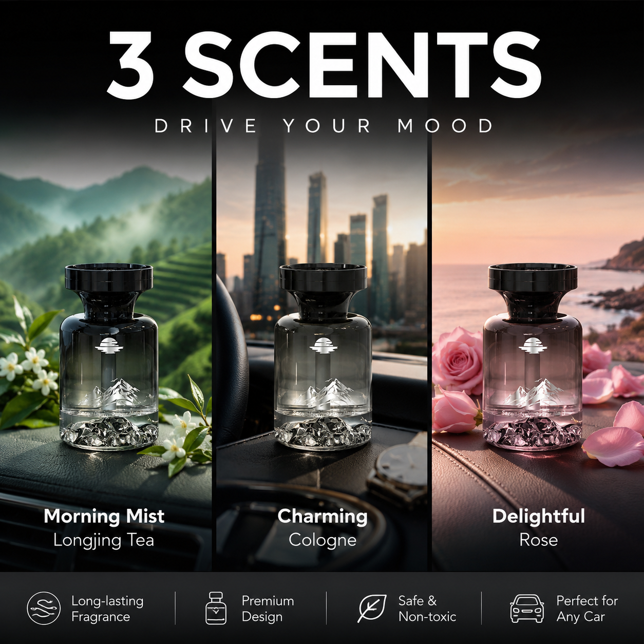 🥳Grande vente 2026🥳🌿 50 % de réduction ! 🚗 Désodorisant longue durée pour voiture – à base d'extraits de plantes naturelles💨✨