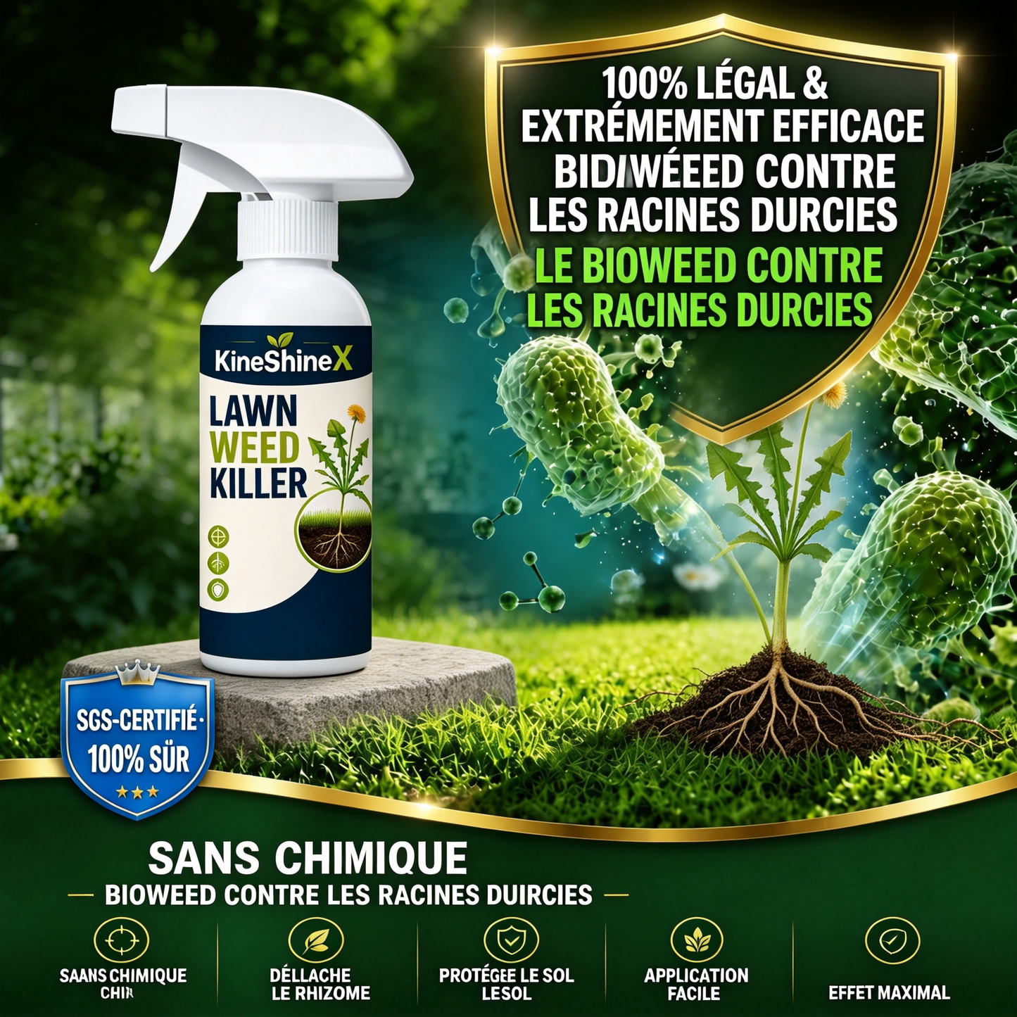 ⚡[Désherbage facile et sans stress au jardin] Désherbant pour usage domestique