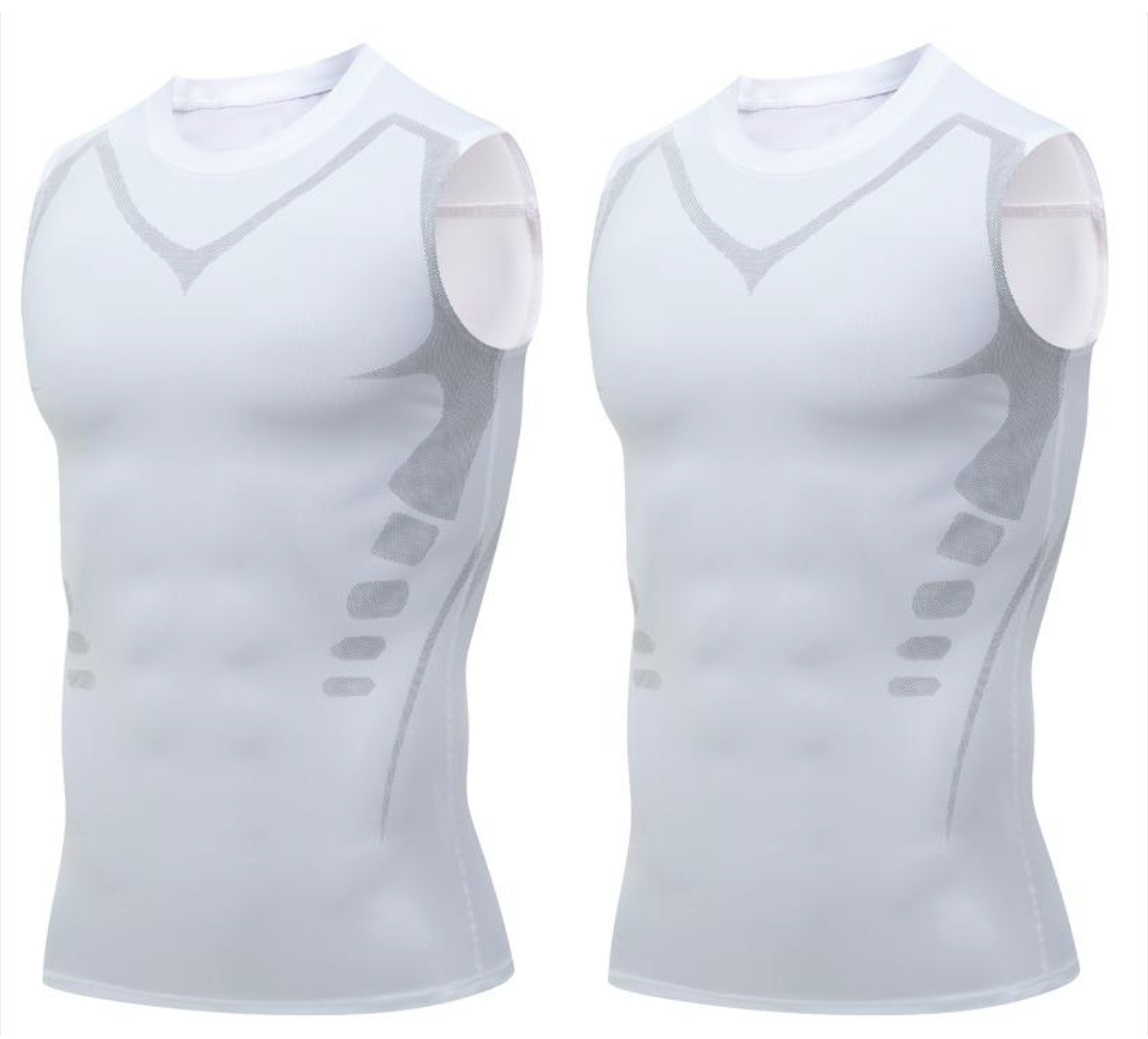 🎉 Gilet de maintien ionique – Compression et rafraîchissement – Gainage corporel et sans manches – Invisible sous les vêtements 🕶️