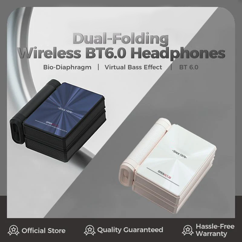 Limited-time offer: 50% off ✨ Wireless noise-canceling headphones with Bluetooth 6.0 🥤, extremely long battery life of 145 hours 🥳, IPX5 certification for sports 🚲