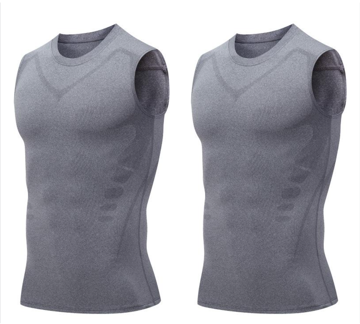 🎉 Gilet de maintien ionique – Compression et rafraîchissement – Gainage corporel et sans manches – Invisible sous les vêtements 🕶️