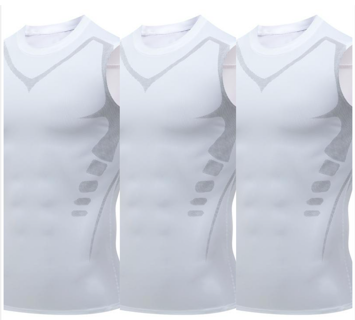🎉 Gilet de maintien ionique – Compression et rafraîchissement – Gainage corporel et sans manches – Invisible sous les vêtements 🕶️