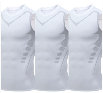 🎉 Gilet de maintien ionique – Compression et rafraîchissement – Gainage corporel et sans manches – Invisible sous les vêtements 🕶️