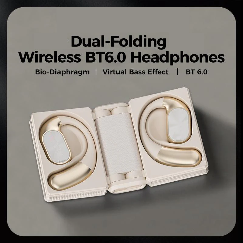 Limited-time offer: 50% off ✨ Wireless noise-canceling headphones with Bluetooth 6.0 🥤, extremely long battery life of 145 hours 🥳, IPX5 certification for sports 🚲