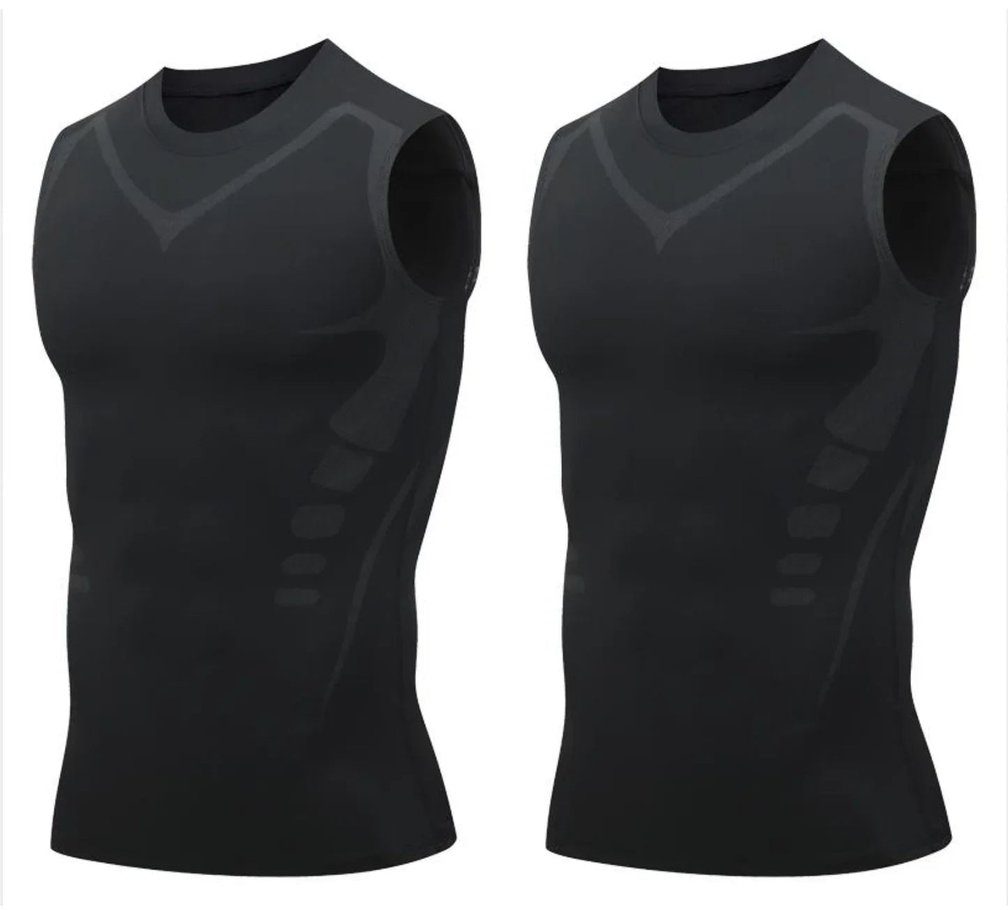 💪50% DE RÉDUCTION ! 🎉Gilet sculptant ionique Slimoly® – Compression et rafraîchissement – Remodelage du corps et sans manches – Invisible sous les vêtements 🕶️