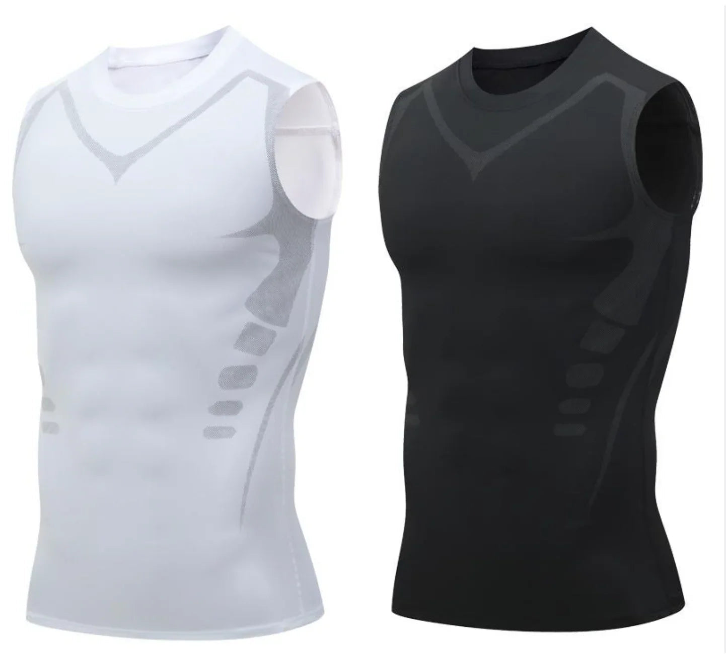 💪50% DE RÉDUCTION ! 🎉Gilet sculptant ionique Slimoly® – Compression et rafraîchissement – Remodelage du corps et sans manches – Invisible sous les vêtements 🕶️