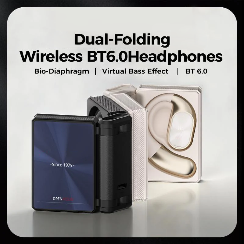 Limited-time offer: 50% off ✨ Wireless noise-canceling headphones with Bluetooth 6.0 🥤, extremely long battery life of 145 hours 🥳, IPX5 certification for sports 🚲