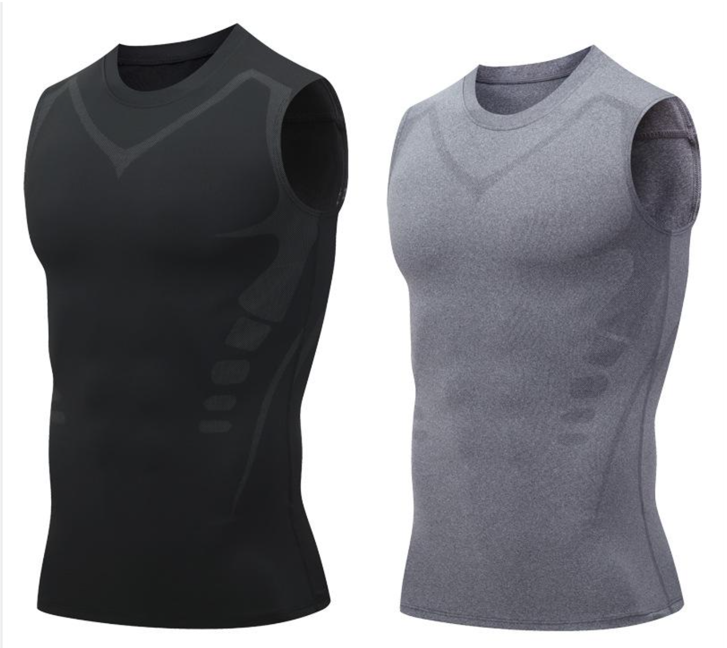 🎉 Gilet de maintien ionique – Compression et rafraîchissement – Gainage corporel et sans manches – Invisible sous les vêtements 🕶️