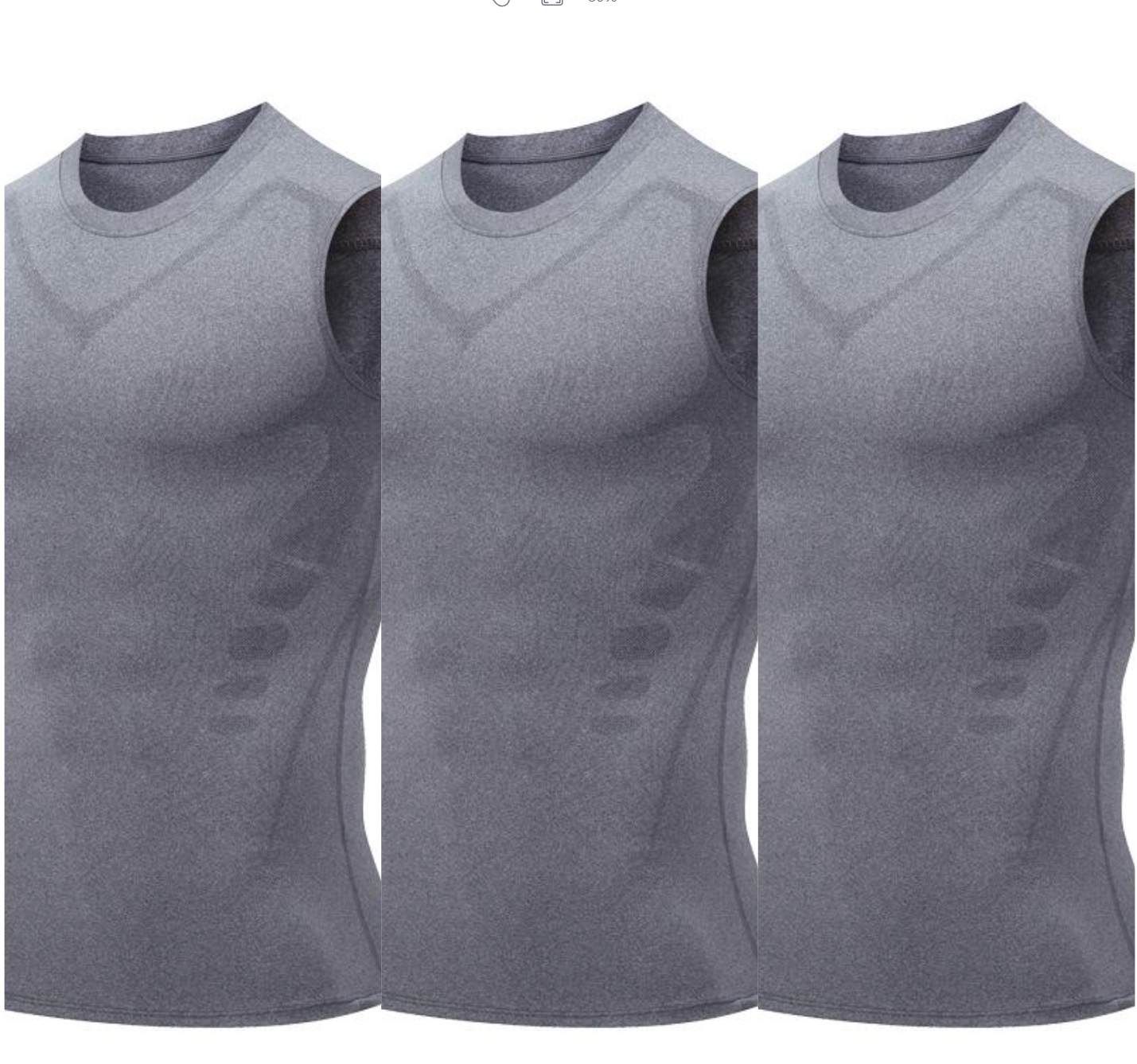 🎉 Gilet de maintien ionique – Compression et rafraîchissement – Gainage corporel et sans manches – Invisible sous les vêtements 🕶️