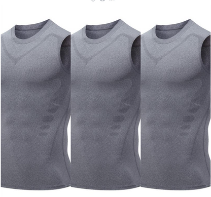 🎉 Gilet de maintien ionique – Compression et rafraîchissement – Gainage corporel et sans manches – Invisible sous les vêtements 🕶️