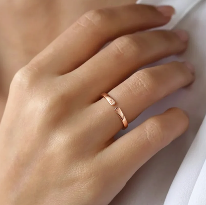 Bague simple en forme de larme – Pour une touche d’élégance