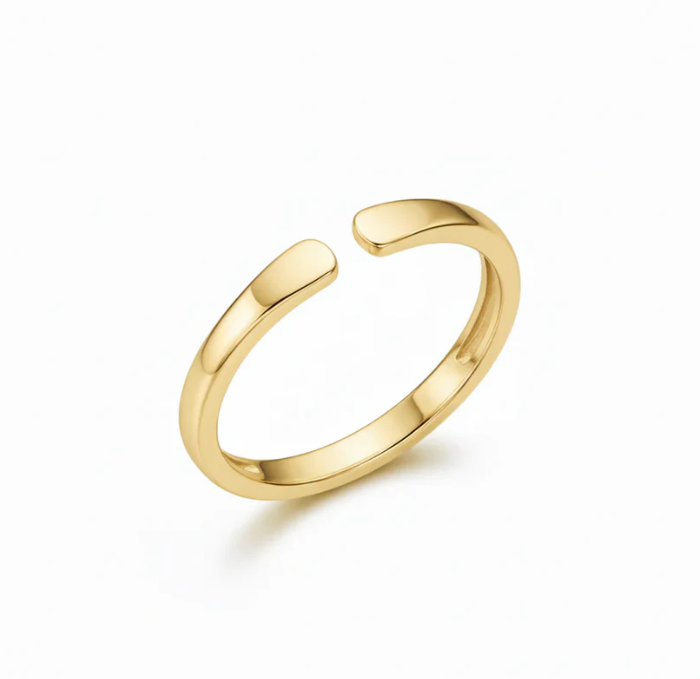 Bague simple en forme de larme – Pour une touche d’élégance