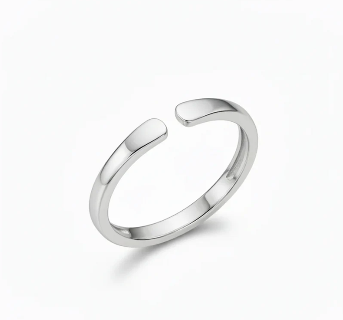 Bague simple en forme de larme – Pour une touche d’élégance