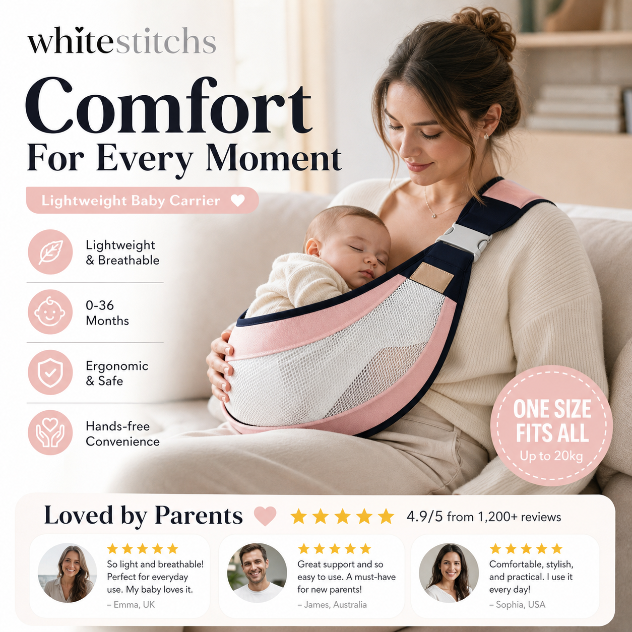📢📢 50 % DE RÉDUCTION !! ⏰ Porte-bébé léger