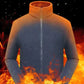 🎁Veste chaude rembourrée double couche unisexe