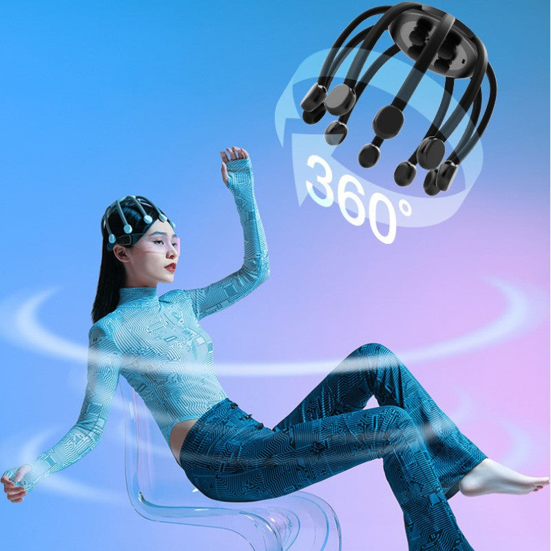 Electric scalp massager