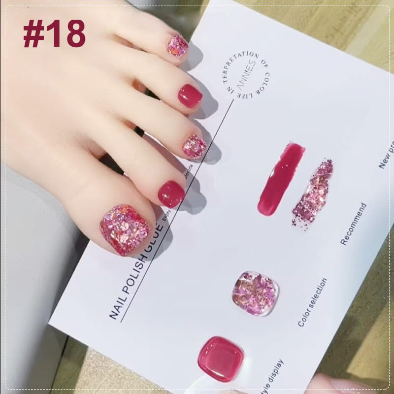 🎄 Promotion Exceptionnelle de Noël🎁Ensemble de vernis à ongles bicolores à paillettes tendance💄💅