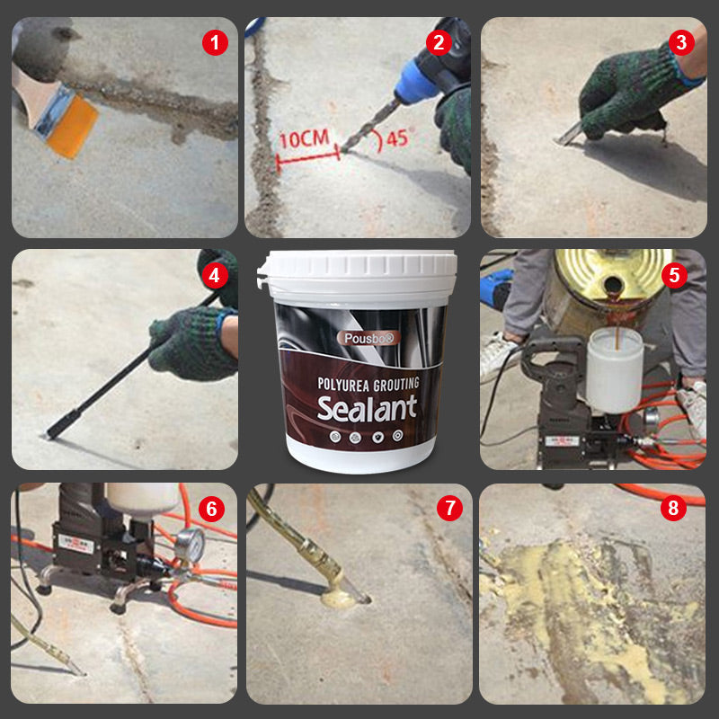 💥Nouveau revêtement imperméable en matériau polymère pour sceller les fissures (ACHETEZ PLUS ÉCONOMISEZ PLUS)