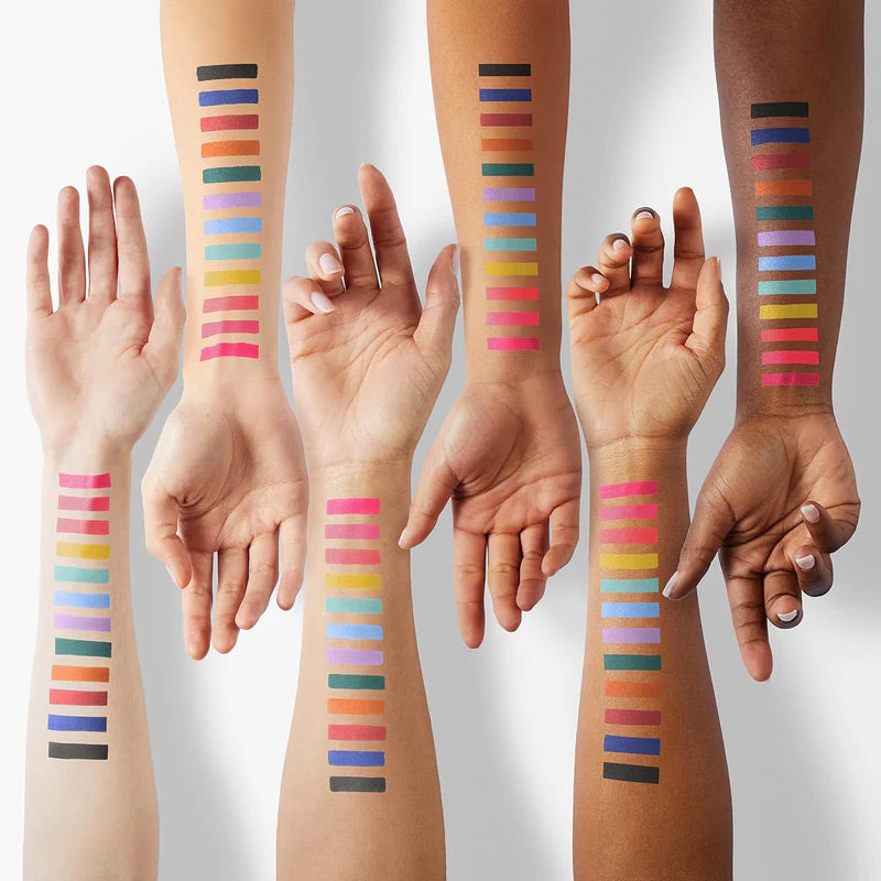 Ensemble de 20 Crayons d'Eyeliner Imperméables et Multicolores de Longue Tenue