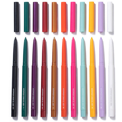 Ensemble de 20 Crayons d'Eyeliner Imperméables et Multicolores de Longue Tenue
