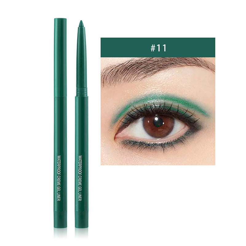 Ensemble de 20 Crayons d'Eyeliner Imperméables et Multicolores de Longue Tenue