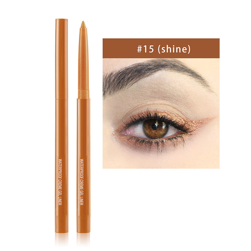 Ensemble de 20 Crayons d'Eyeliner Imperméables et Multicolores de Longue Tenue