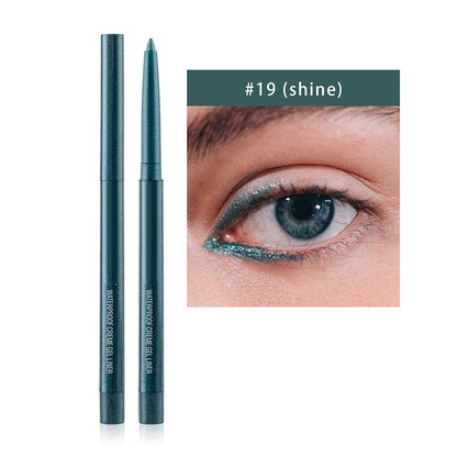 Ensemble de 20 Crayons d'Eyeliner Imperméables et Multicolores de Longue Tenue
