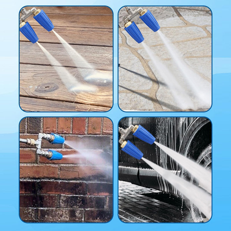 🎯🔥 Offre spéciale : -50 % ! 🚿 Buse Turbo Acier Inox 🌟 – Parfaite pour terrasse, voiture et façade 🏡🚗