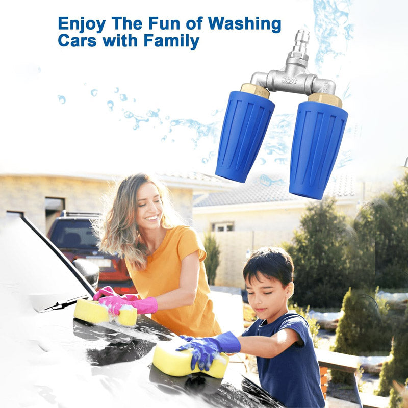 🎯🔥 Offre spéciale : -50 % ! 🚿 Buse Turbo Acier Inox 🌟 – Parfaite pour terrasse, voiture et façade 🏡🚗