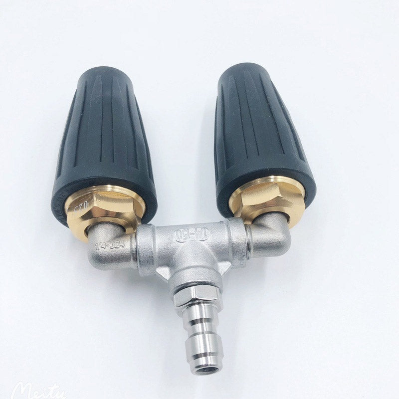 🎯🔥 Offre spéciale : -50 % ! 🚿 Buse Turbo Acier Inox 🌟 – Parfaite pour terrasse, voiture et façade 🏡🚗