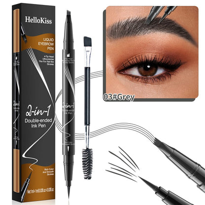 🔥 Offrez-vous des sourcils parfaits – Crayon à Sourcils Naturel 2-en-1, Waterproof & Longue Tenue à 2 Pointes (1 acheté = 1 offert) ✨👁️