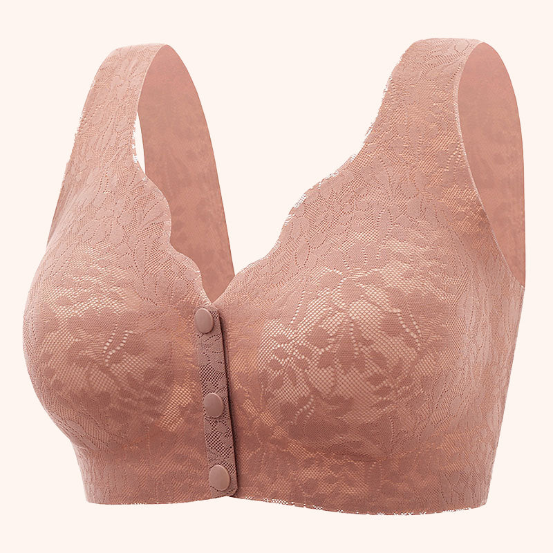 Achetez 2 Obtenez 1 Gratuit💗Soutien-gorge à boutons en dentelle pour femmes