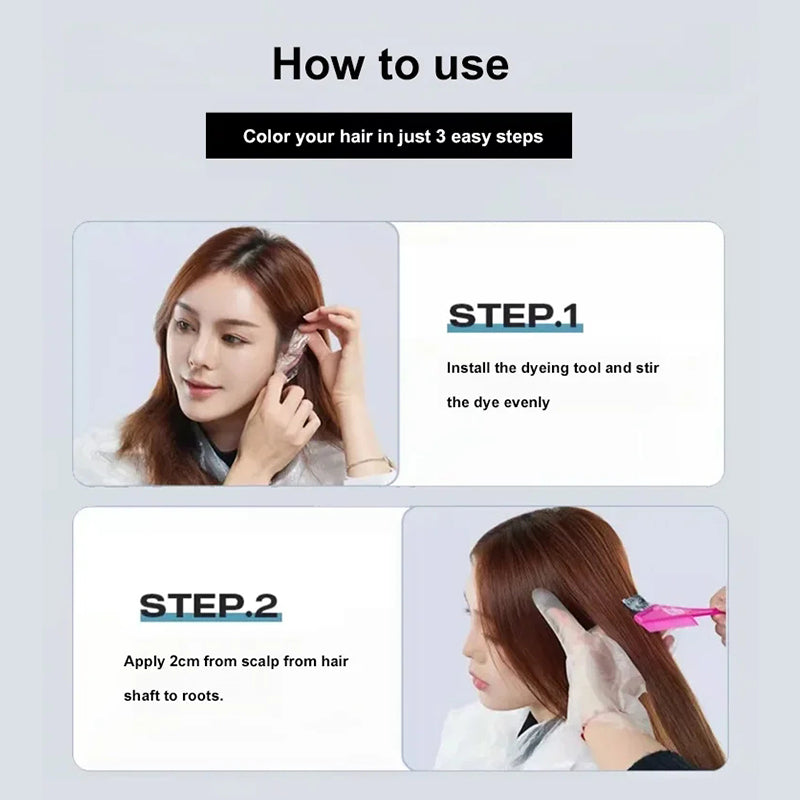 🍃Teinture pour cheveux gris à base de plantes pures et respectueuse de l'environnement