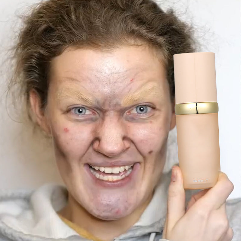 🌸Le premier choix de millions de femmes🌸Fond de teint liquide hydratant anti-cernes 4 en 1, protection solaire