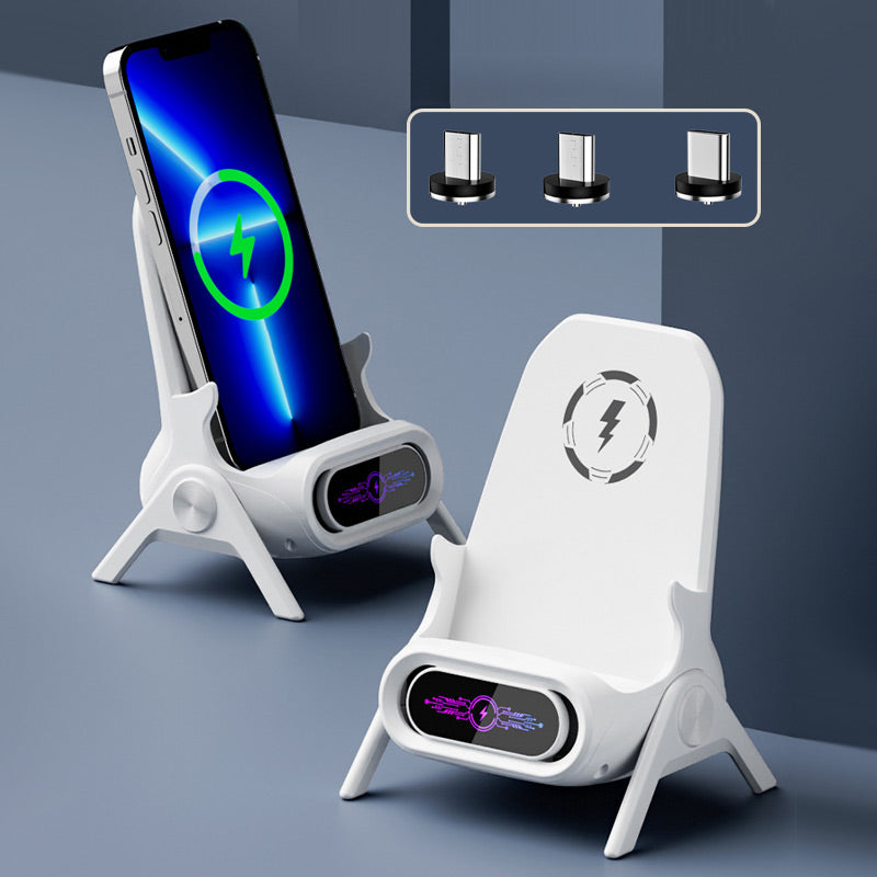 🔥 50 % DE RÉDUCTION 🎁 Support multifonctionnel sans fil avec chargeur rapide pour téléphone