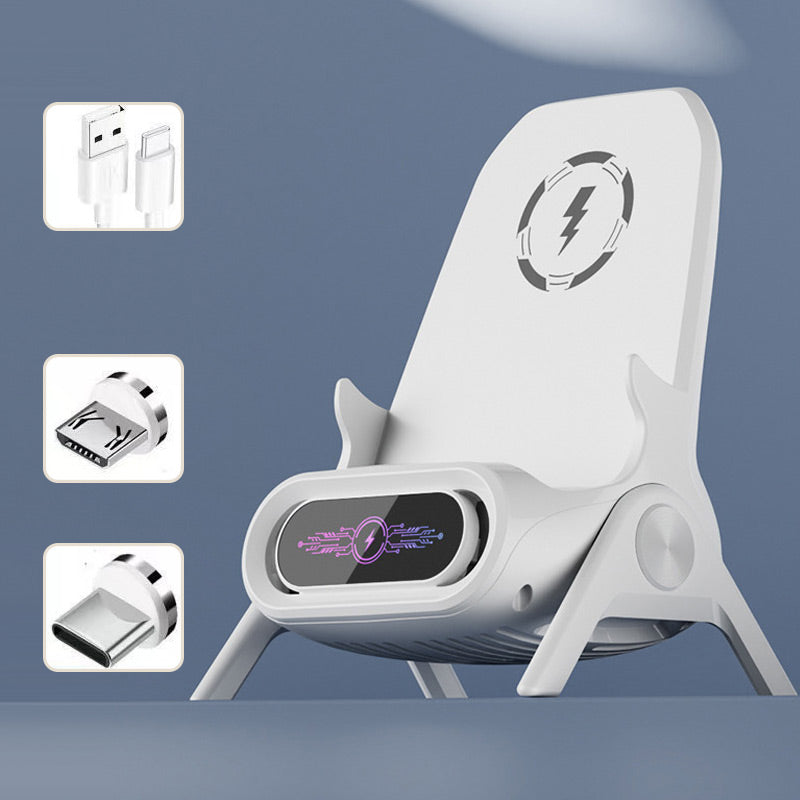 🔥 50 % DE RÉDUCTION 🎁 Support multifonctionnel sans fil avec chargeur rapide pour téléphone